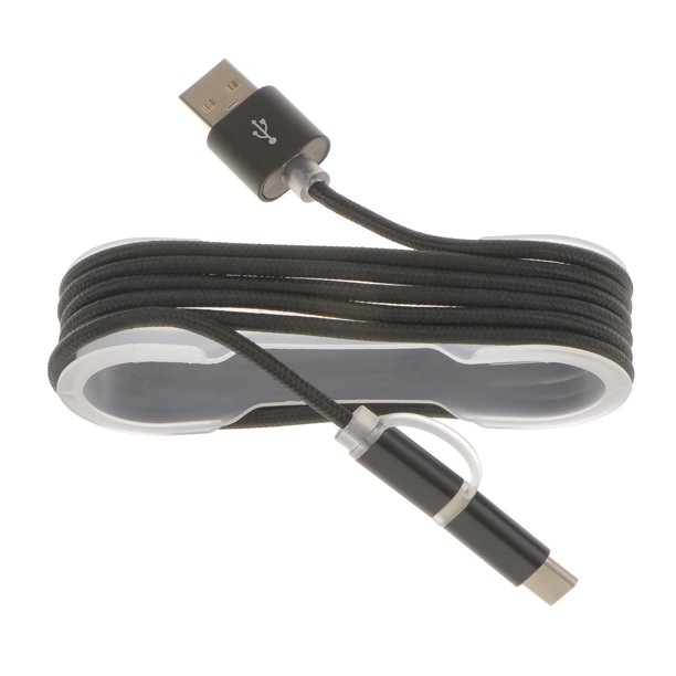 Cable cargador negro para movil Micro USB Carga