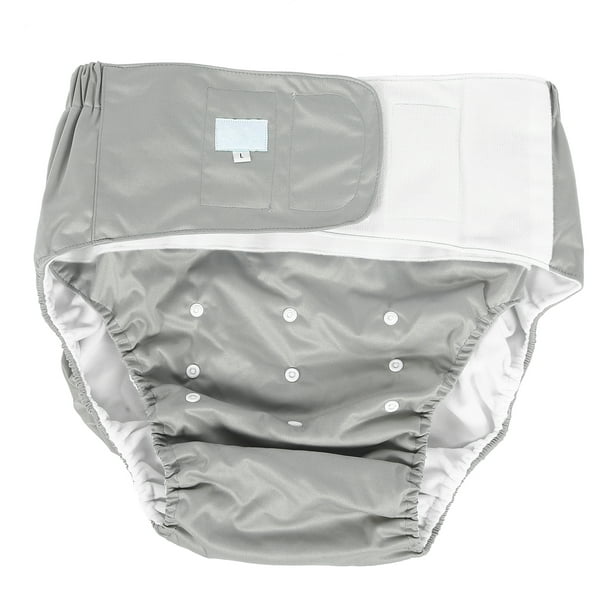 Pañales para Ancianos Ropa Interior Reutilizable Lavable para Hombres  Mujeres Adultos Ancianos gris Zulema Pantalones de pañales para ancianos