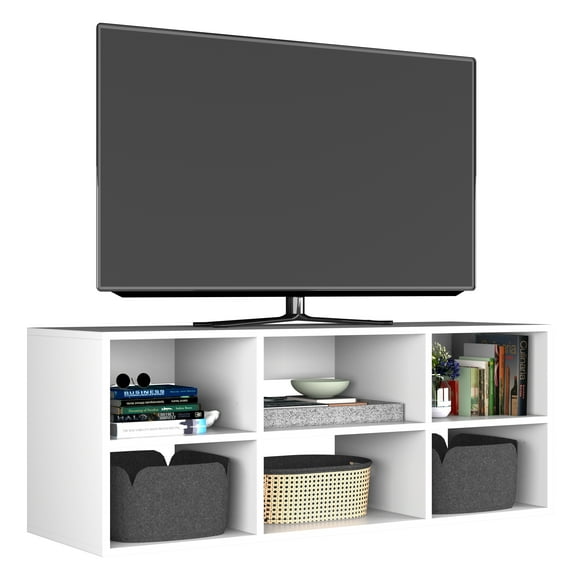 mueble de tv moderno color blanco estilo minimalista moru zen