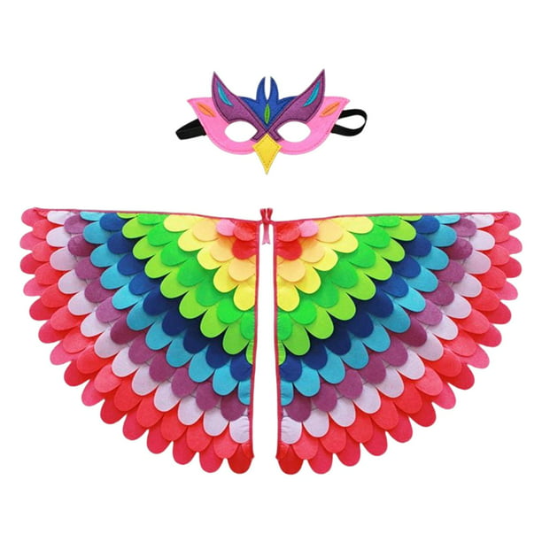 Disfraz de colibrí, disfraz de pájaro, vestido de plumas, disfraz