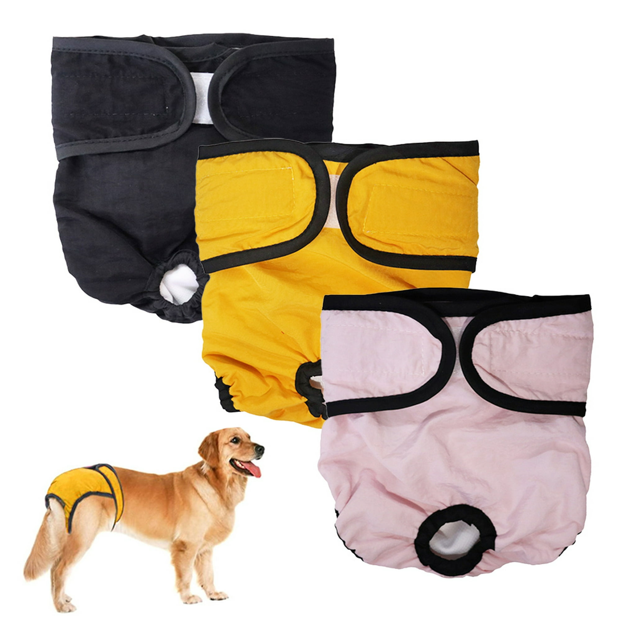 Pañales lavables para perras – Pañales reutilizables de primera calidad  para perras en celo – Pañales para perras altamente absorbentes para la