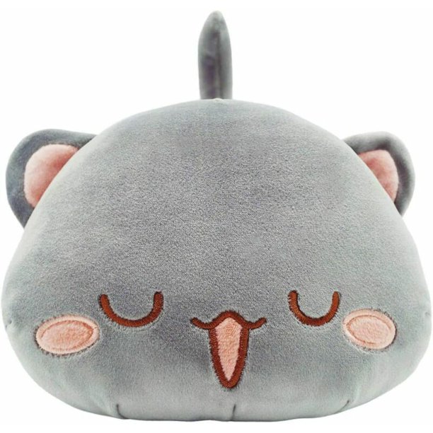 Cuscino in peluche, cuscino per bambola gatto carino, giocattolo morbido per  anime in cartone animato, cuscino per divano letto per dormire, compleanno  per neonati e ragazzi esquí esquí Gafas de esquí