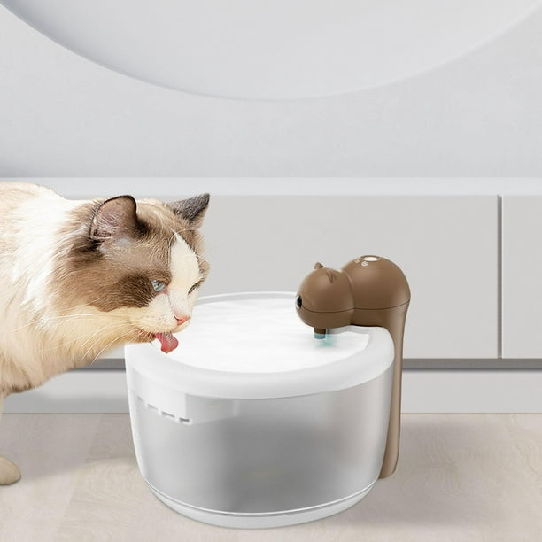 Fuente automática para gatos con sensor de infrarrojos