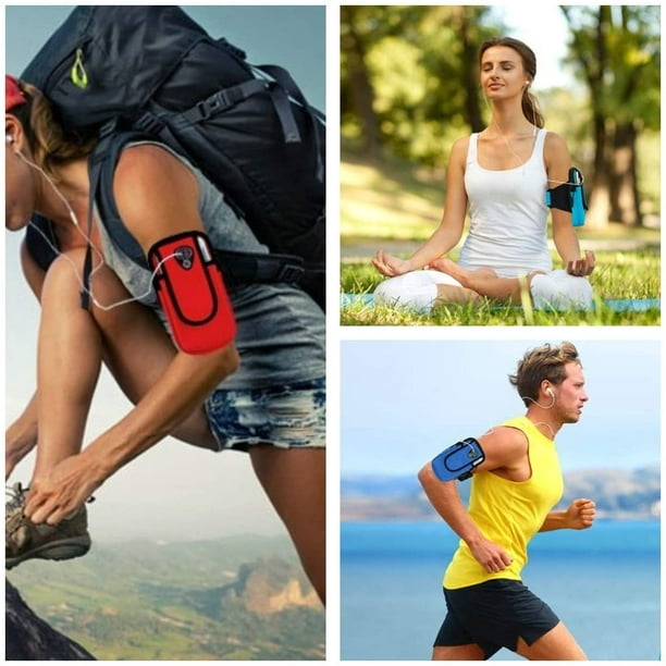 Brazalete para teléfono celular para correr, brazalete deportivo para todos  los teléfonos, entrenamiento de fitness y gimnasio universal (iPhone