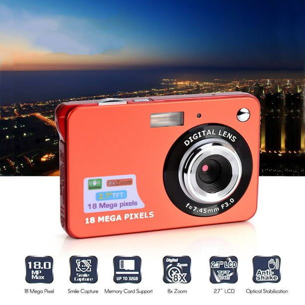 G-anica-Mini cámara Digital compacta con Zoom Digital 8X para fotografía,  cámara de bolsillo FHD de 2,7 pulgadas, adecuada para principiantes -  AliExpress
