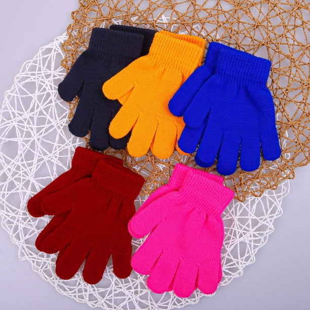 Guantes acolchados para mujer, copo de nieve