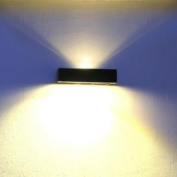 Lámpara de pared LED impermeable, lámpara de pared para exteriores, lámpara  de luces sores que apliques de pared modernos fuera Soledad luz del sensor  de movimiento