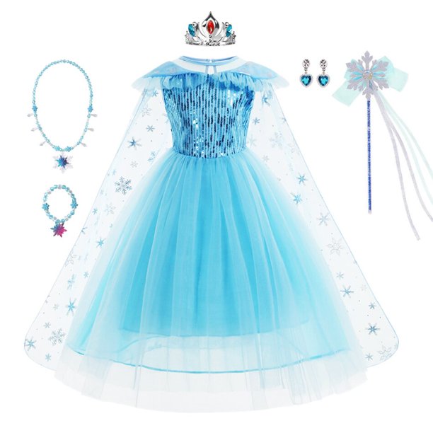 Vestido blanco de fiesta de cumpleaños para niña, disfraz de