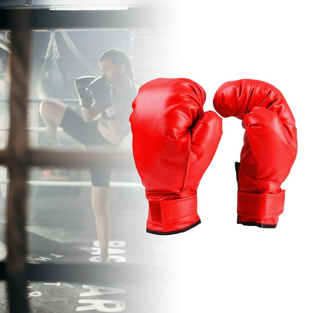 1 Par De Guantes De Boxeo Sanda Fight Combat Para Adultos Y