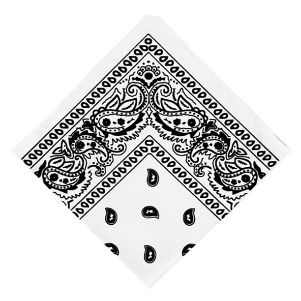 2pcs Paisley Bandanas, Pañuelos para el cabello para mujeres hombres,  pañuelo multifunción de poliéster-algodón para la cabeza