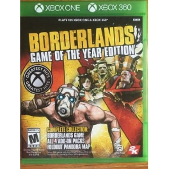 borderlands goty xbox 360one 2k games xbox 360