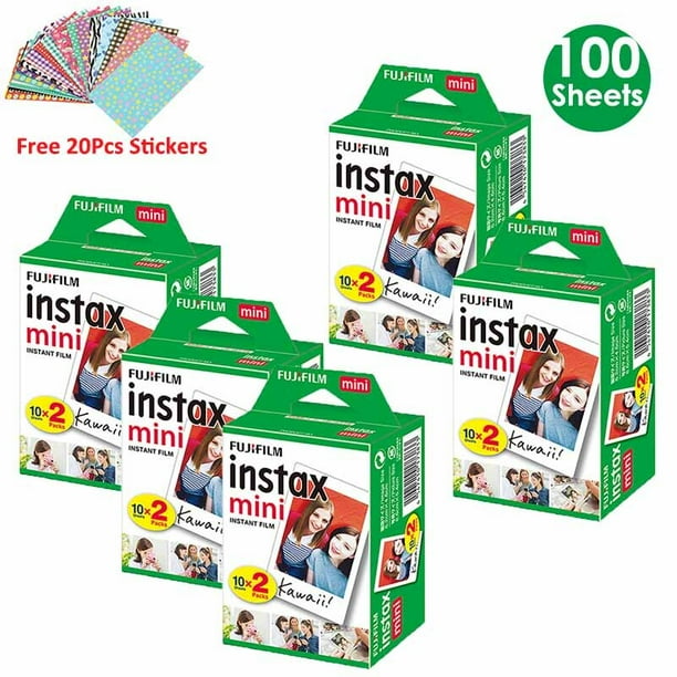 Fujifilm Instax Mini Instant Film White 80 hojas de papel