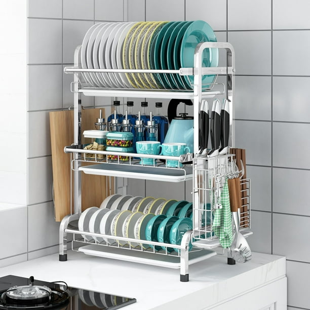 Lavavajillas, lavavajillas con estantes ajustadas a 3 capas