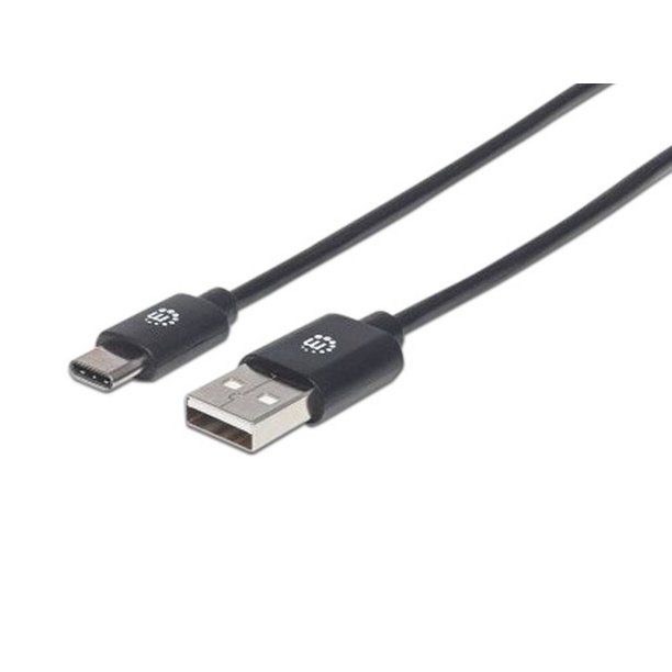 Cable USB USB 3.0 con A. USB A Macho long. 2m, color Negro