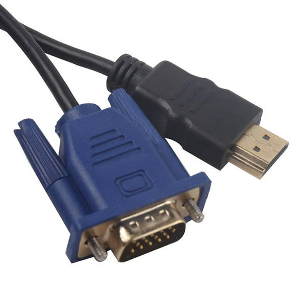 Cable de Vídeo HDMI macho a VGA macho Adaptador Convertidor para PC TV  1080p 6FT