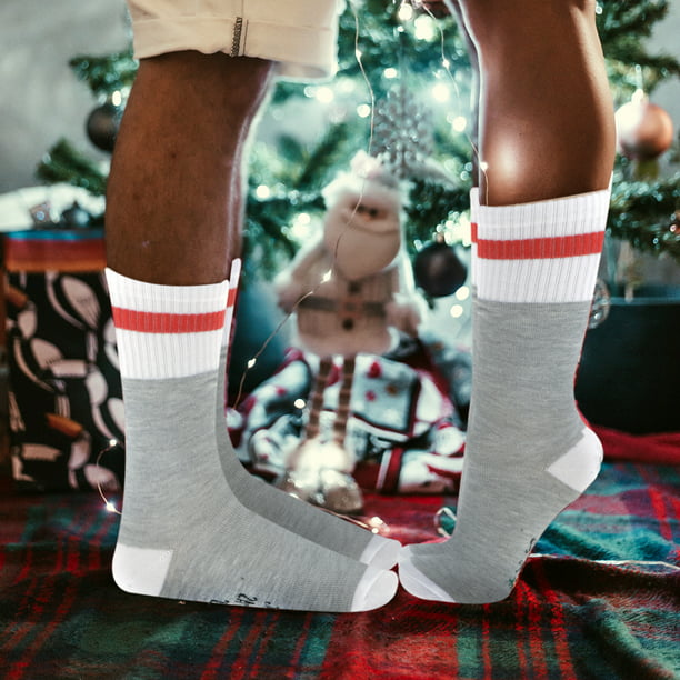 Hombre Navidad Calcetines Novedad Navidad Calcetín inconfundible - Gris pálido Salvador Calcetines de algodón unisex | Walmart en línea