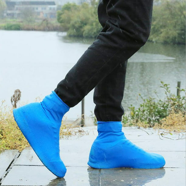 Cubrezapatos Impermeables de Zapatos Botas para Protección contra Lluvia  Nieve Agua para Jardín boratorio Deportes al Aire Libre Azul S Macarena