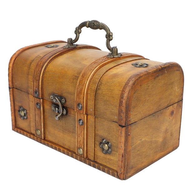 Maleta vintage, maleta antigua portátil de madera, accesorios de  fotografía, decoración artesanal, caja de adorno, maleta decorativa
