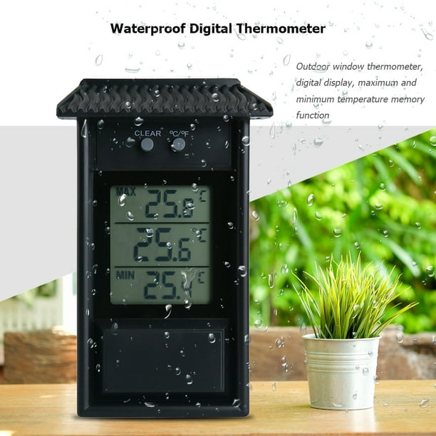 Nuevo termómetro de refrigerador Termómetro ambiental impermeable
