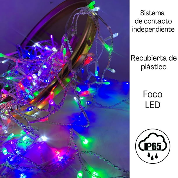 Pisca Pisca Cascata 360 LED 9 Metros com 8 Modos para Halloween e