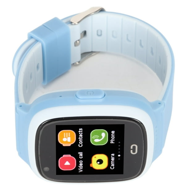 Reloj inteligente 4G para niños, reloj inteligente con rastreador GPS de  llamadas bidireccionales, texto de voz y video chat, SOS, WiFi, reloj de