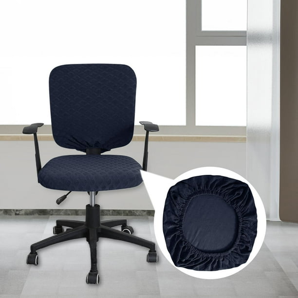 Funda para silla de oficina con fundas para reposabrazos, funda elástica  universal para silla de escritorio, fundas para silla de computadora  (tamaño