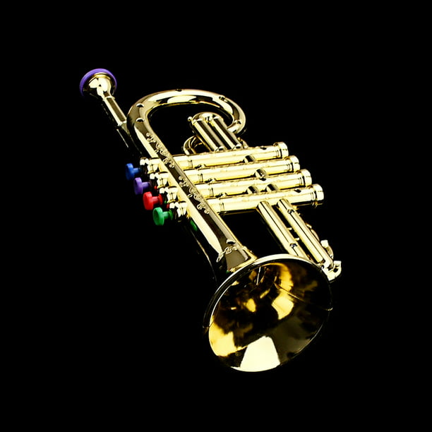 Juguete De Trompeta Juguete de trompeta de saxofón para niños, 4 teclas de  colores, juguete educativ Likrtyny Para Estrenar