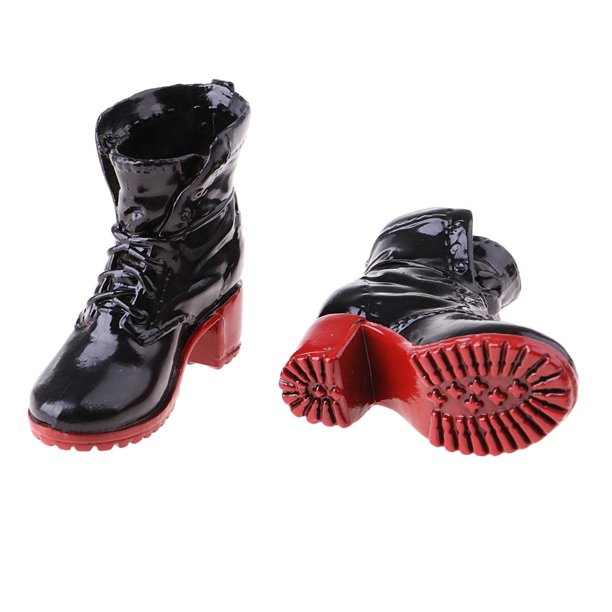 Botas militares de charol hot sale