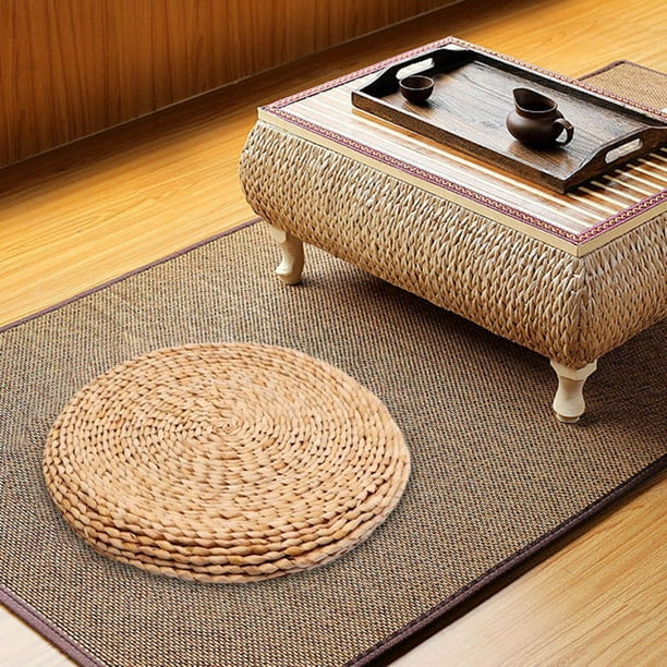 Alfombra plegable para el suelo, Tatami japonés de ratán para