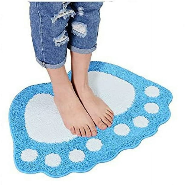 Bonitas almohadillas para los pies, alfombra suave de microfibra para baño,  felpudo antideslizante, felpudo grande bonito, alfombra absorbente para  dormitorio, alfombra de cocina Ormromra MZQ-0880-21