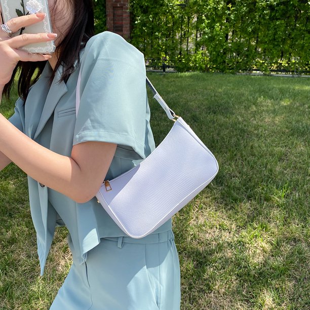 Bolsa Bolso de hombro con patrón de lagarto para mujer. bolso de