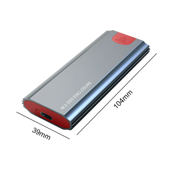 Kuymtek M2 SSD Case M.2 a USB3.0 Gen 1 5Gbps Caja SSD de alta velocidad  para SATA M.2 NGFF Kuymtek