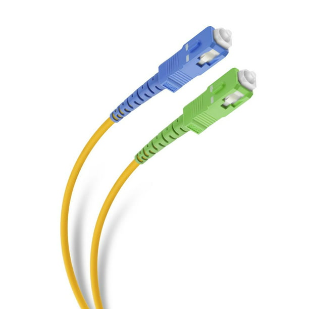 Cable de fibra óptica SC APC/ SC UPC, de 10 m, para acometida