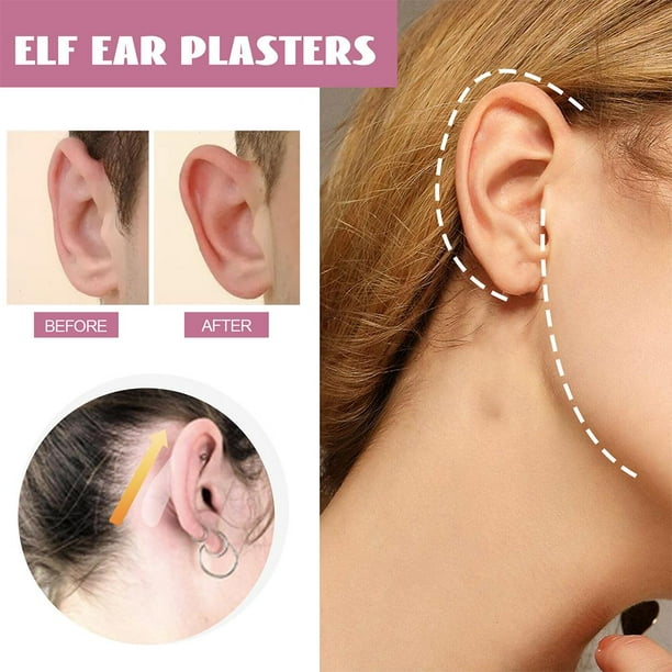 Pegatinas para los oídos Yesos de elfo de silicona impermeables