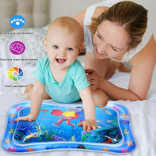 Juguetes para bebés 0-3 6 meses, bote inflable tiempo de juego de agua  alfombra para bebés recién nacidos, mejores bebés bebés regalos para niñas  para 4 5 7 8 9 12 meses de edad