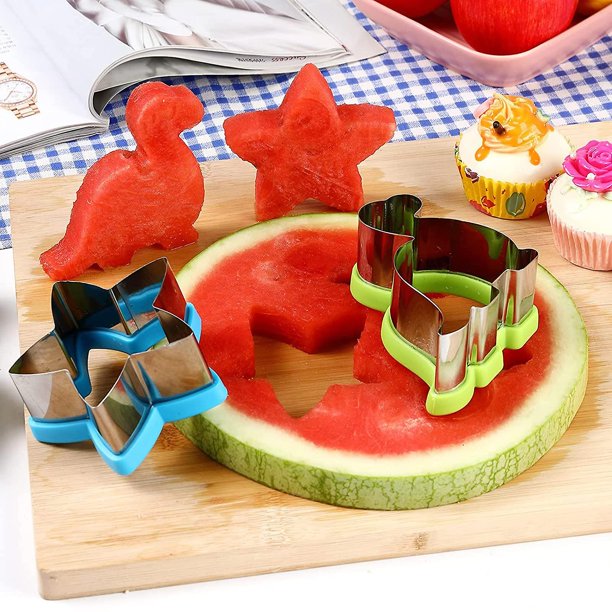 Cortador De Frutas Con Diseño Vegetales Galletas Decoracion De Alimentos 24  Pzs