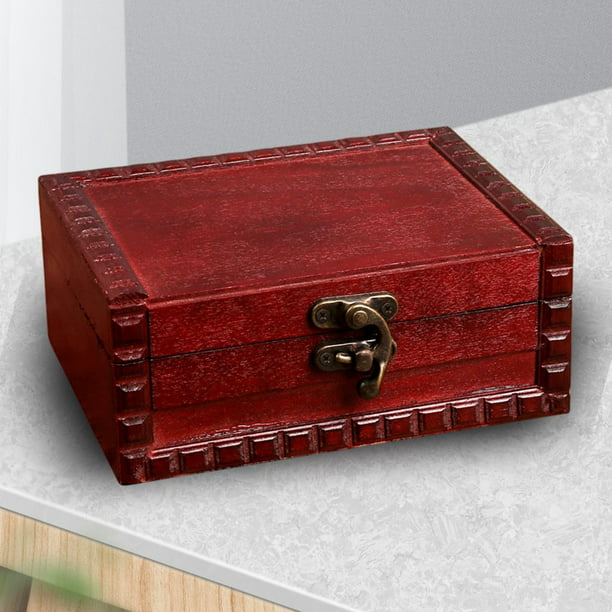 Caja de de Caja de Almacenamiento Decorativa con , Cajas Decorativas Hecha  Tapas para Decoración par perfecl Almacenamiento del cofre del tesoro