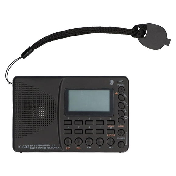 digital am radio fm altavoz bluetooth soporte de radio de onda corta tarjeta tf y sintonizador de gr inevent el01042000