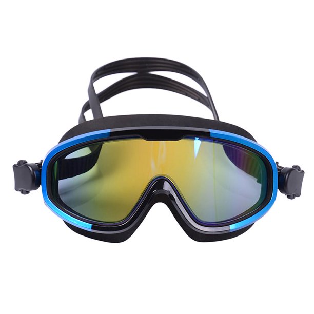 Gafas de natación para hombre y mujer, gafas de natación, gafas de natación  para adultos, protección UV, antideslumbrante, resistentes al agua, sin  fugas, gafas de natación, tapones para los oídos : 