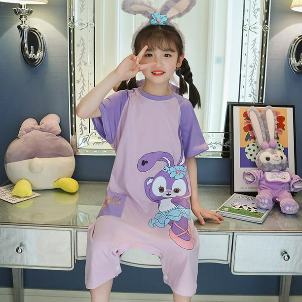 radio Sur caligrafía Mickey y Minnie, novedad de verano, conjunto de pijamas para niños, ropa de  dormir fina de algodón d zhangyuxiang CONDUJO | Walmart en línea