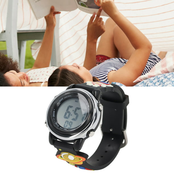 Reloj digital para niños reloj despertador con retroiluminación LED reloj  electrónico multifuncional con resistencia al agua de 3 ATM para niños de 3  a 10 años ANGGREK Otros