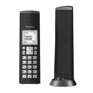 Teléfono Inalámbrico Digital Panasonic KX-TGC352MEB, pantalla 1.6 LED,  Duo-Pack. Color Negro.