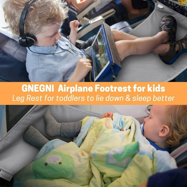 Reposapiés de avión para Niños, Cama de Viaje Portátil para Niños