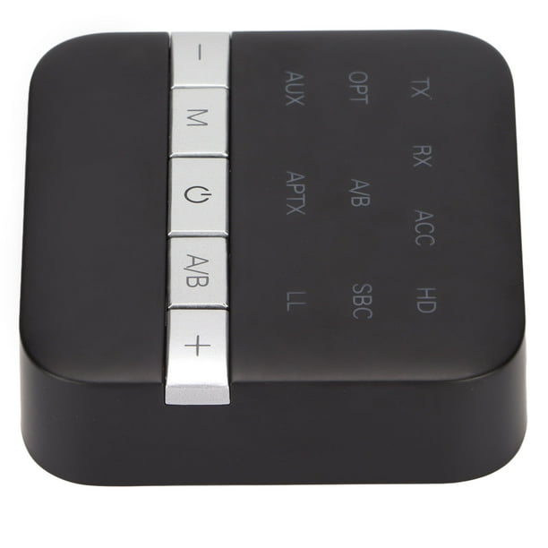 Transmisor Receptor Bluetooth 5.0, 2 en 1, Adaptador con Jack 3,5mm Audio  Aptx Baja Latencia para TV/PC/Automóvil/Sistema Estéreo Doméstico :  : Electrónica