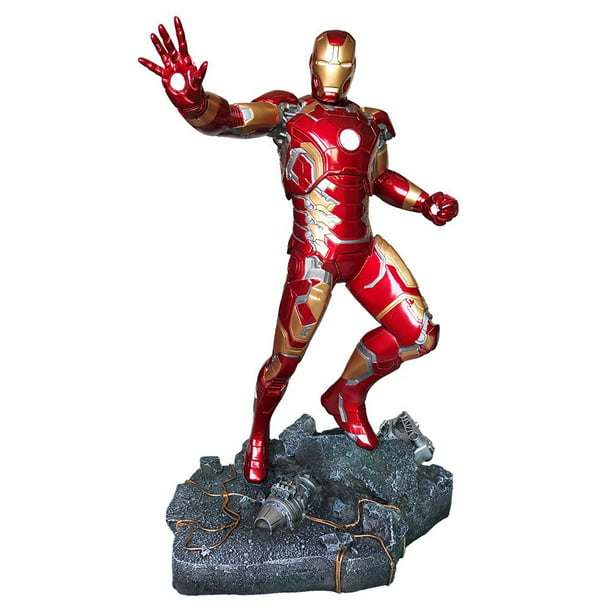  Marvel Avengers MK4  Iron Man resina dibujos animados figura de acción juguete de modelos colecciona zhangyuxiang LED