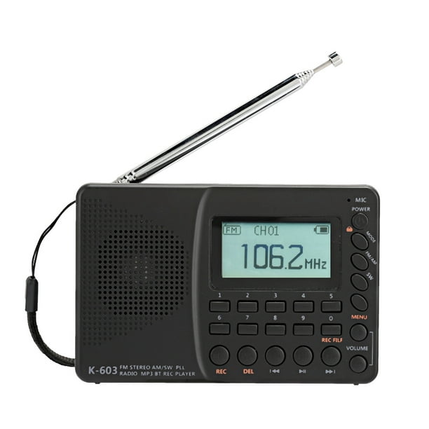 Radio Para Ancianos, 1000MAH 3.7V 5.0GHz Radio Bluetooth Con