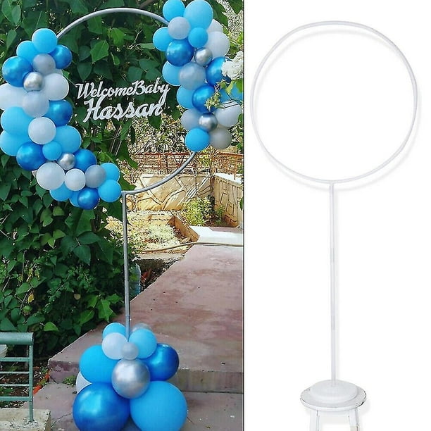 Kit de marco circular, kit de arco de globos, soporte para guirnaldas de  globos, soporte para aro para globos, fácil de montar y desmontar, para  bodas, bautizos, cumpleaños P YONGSHENG 8390613841865