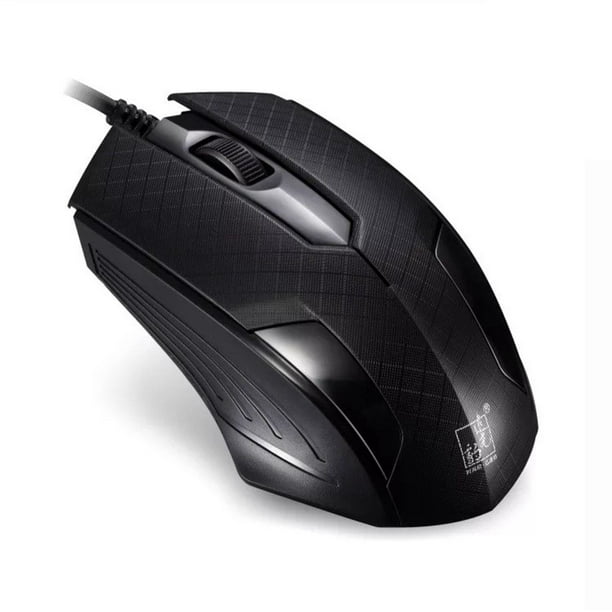 Ratón, Mouse de Computadora con Cable USB, 1000 DPI, 3 Botones