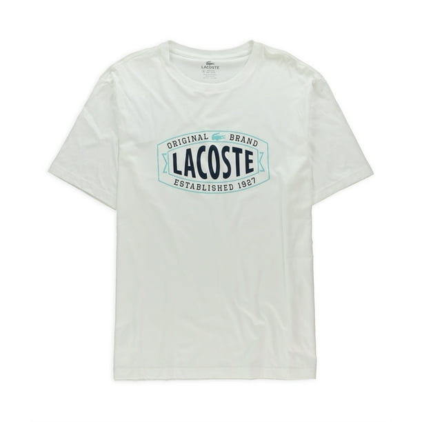 Camiseta Lacoste color blanco para hombre-a