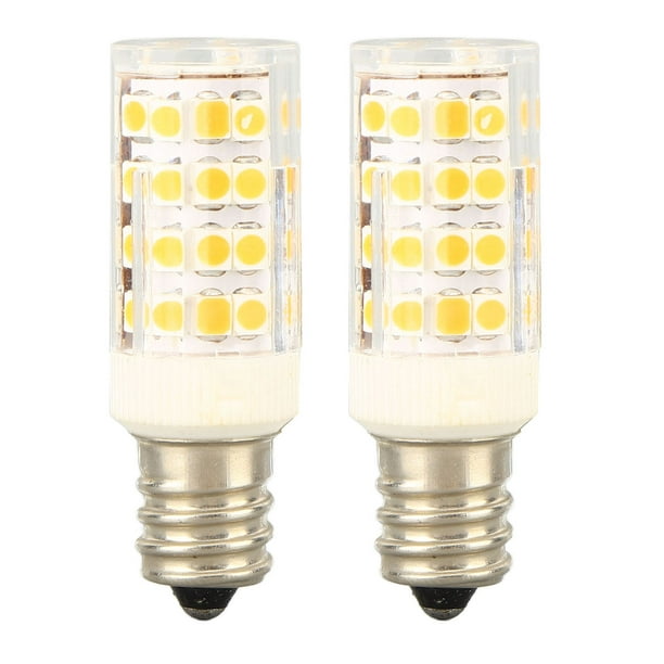 Bombilla de candelabro LED, 2 bombillas LED regulables E12, bombillas de  candelabro regulables, funcionamiento suave Jadeshay A